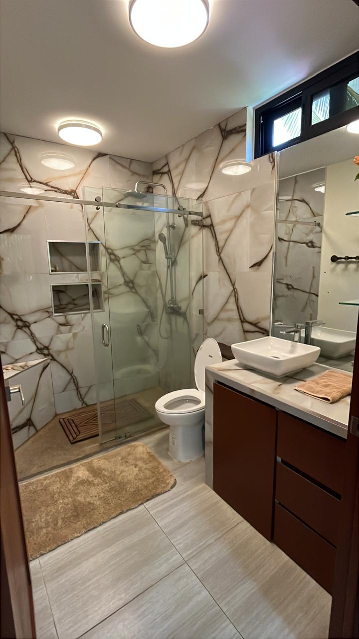 Bathroom at House of Grace beachfront property
