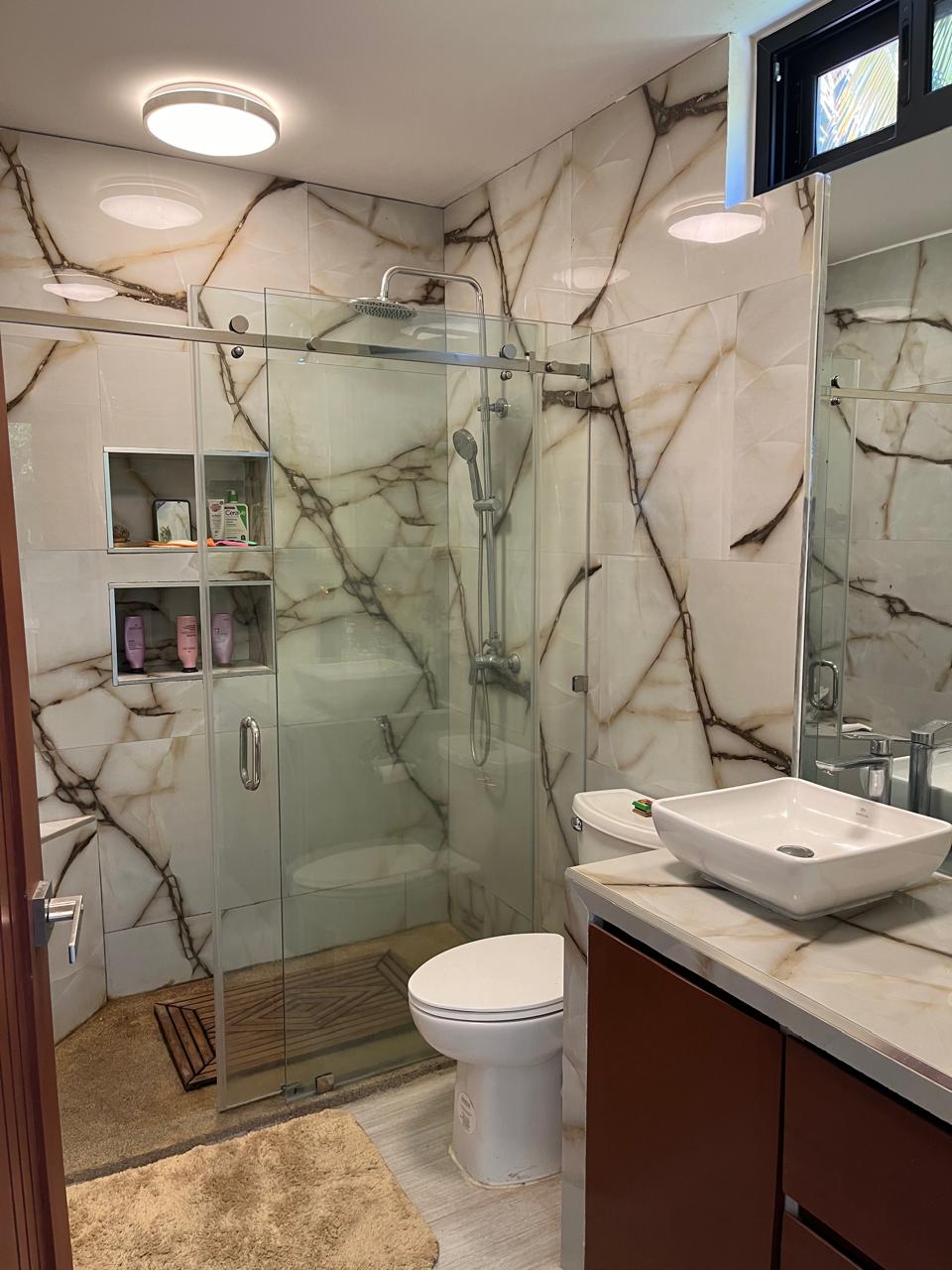 Bathroom at House of Grace beachfront property