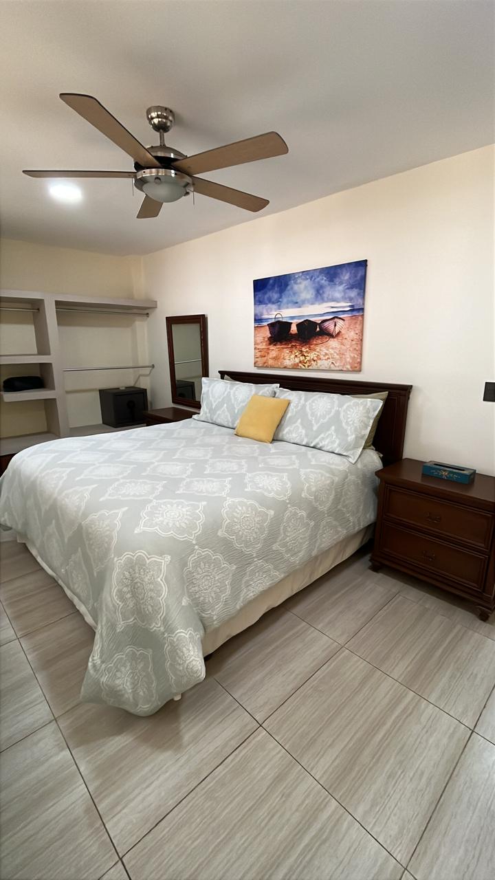 Bedroom at House of Grace beachfront property